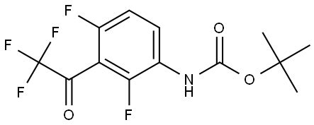 Tert Butyl 2 4 Difluoro 3 2 2 2 Trifluoroacetyl Phenyl Carbamate CAS