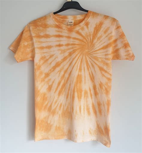 Light Orange Swirl Tie Dye T-shirt Available in Short Sleeved, Long Sleeved, Sweatshirt, Women's ...