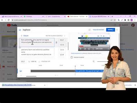 YOUTUBE YABANCI DİL ALTYAZI EKLEME YouTube