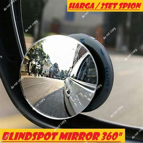 Jual Kaca Spion Blindspot Mirror Mobil Motor Wide Angle Adjustable 360