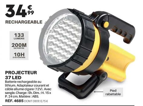 Promo Projecteur 37 Led Chez Shopix ICatalogue Fr