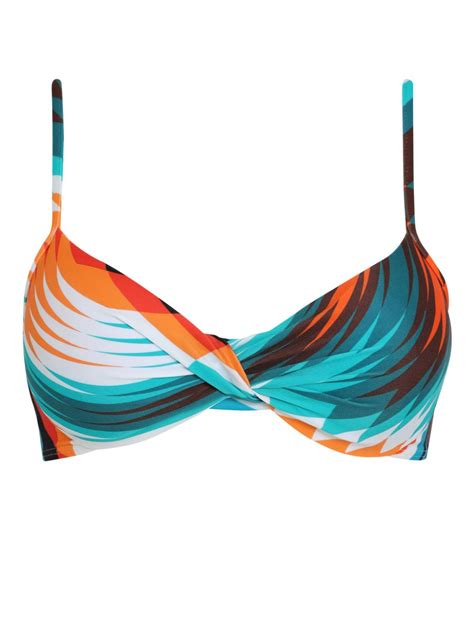 Lygia Nanny Cassis Bikini Top Blue Farfetch