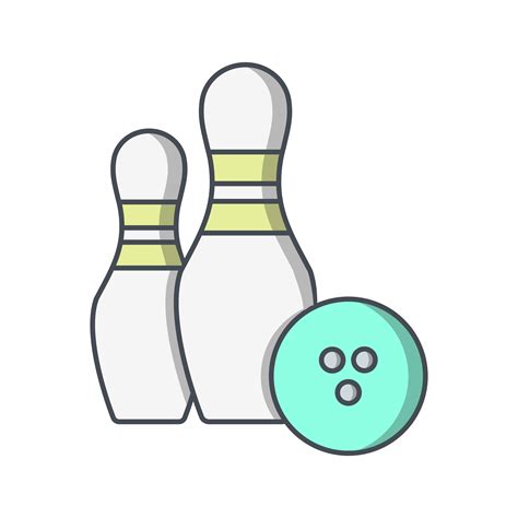 Bowling Icon Vector Illustration 421318 Vector Art at Vecteezy