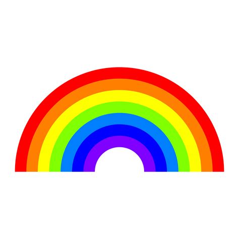 Rainbow vector icon 551539 Vector Art at Vecteezy