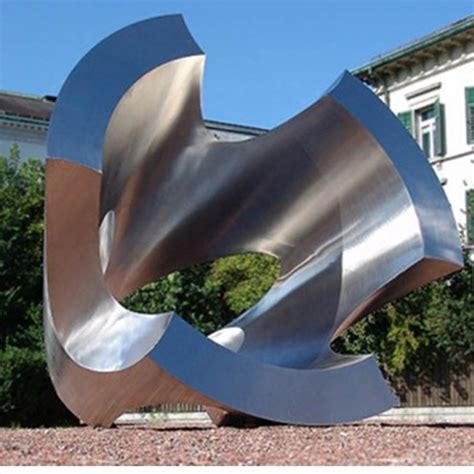 Large Modern Outdoor Metal Stainless Steel Sculptures For Sale