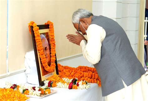 Nitish Kumar Pays Tributes To Atal Bihari Vajpayee On His 96th Birth