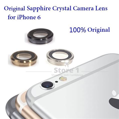 Apple iPhone 6 Camera Lens: Durable Sapphire Crystal Back Camera Glass ...