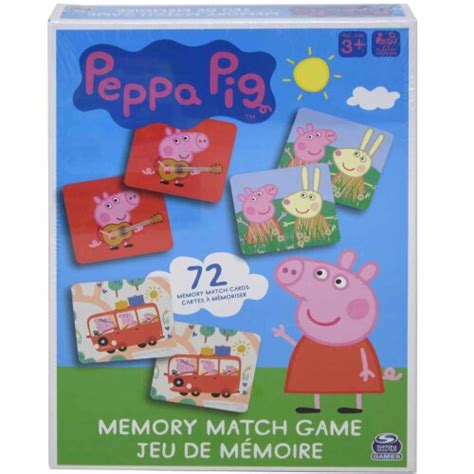 Kimmy Shop 30388145 Peppa Pig Memory Match Board Game 72 Piece 1