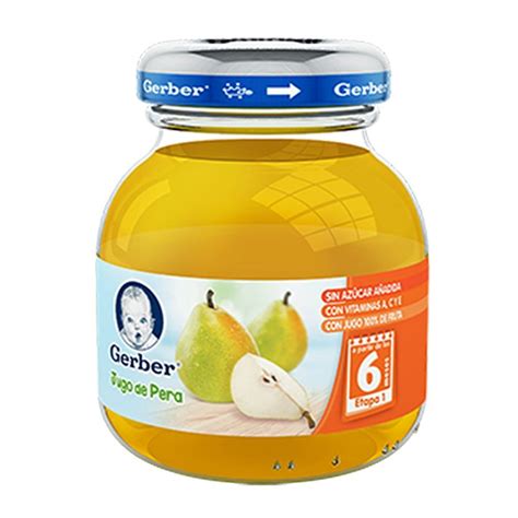 Jugo Gerber Etapa 1 Pera 118 Ml Walmart