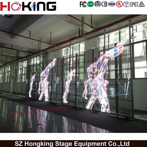 P3 91 LED Video Wall Indoor Transparent LED Screen Display China LED