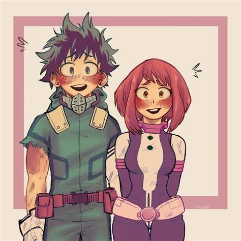 Blush Blush By Mikki05 Deku And Uraraka My Hero Hero