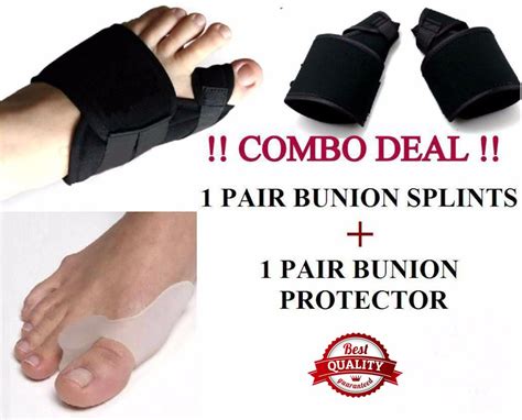 Amazon 4Pcs Foot Care Tool 1 Pair Soft Bunion Splint Correction