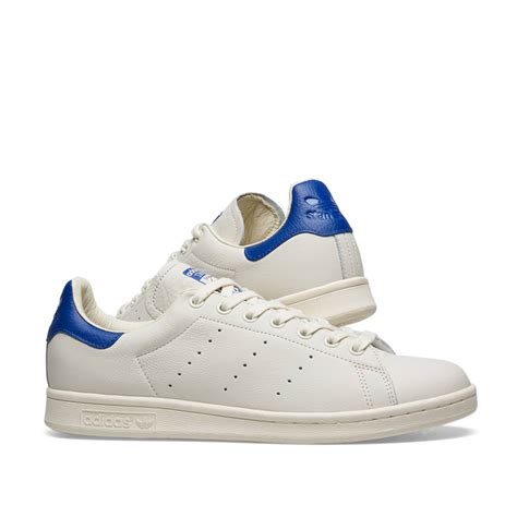 Adidas Stan Smith Premium Chalk White And Collegiate Royal End