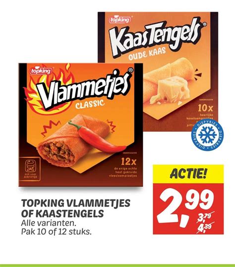 Topking Vlammetjes Of Kaastengels Aanbieding Bij Dekamarkt