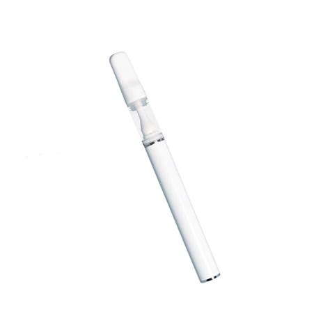 Rechargeable 0.5ml Disposable Vape Pen Full Ceramic White