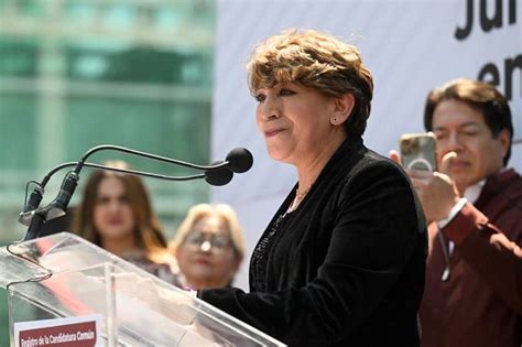 Elecciones 2023 respalda Céspedes registro de Delfina Gómez en Edomex