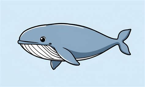 cartoon blue whale 2