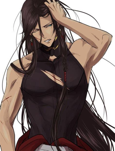 Pin By Alicia Maloney On OC Anime Guy Long Hair Touken Ranbu Cool