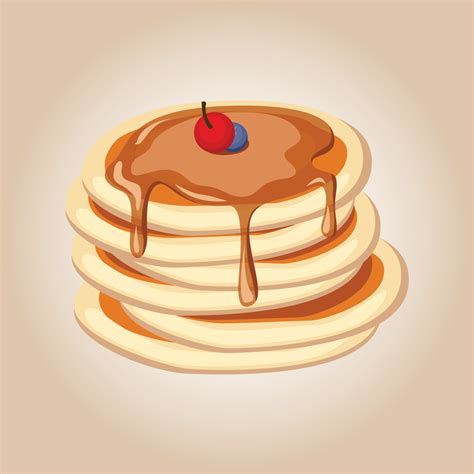 Pancake vector illustration premium vector illustration 11439818 Vector ...