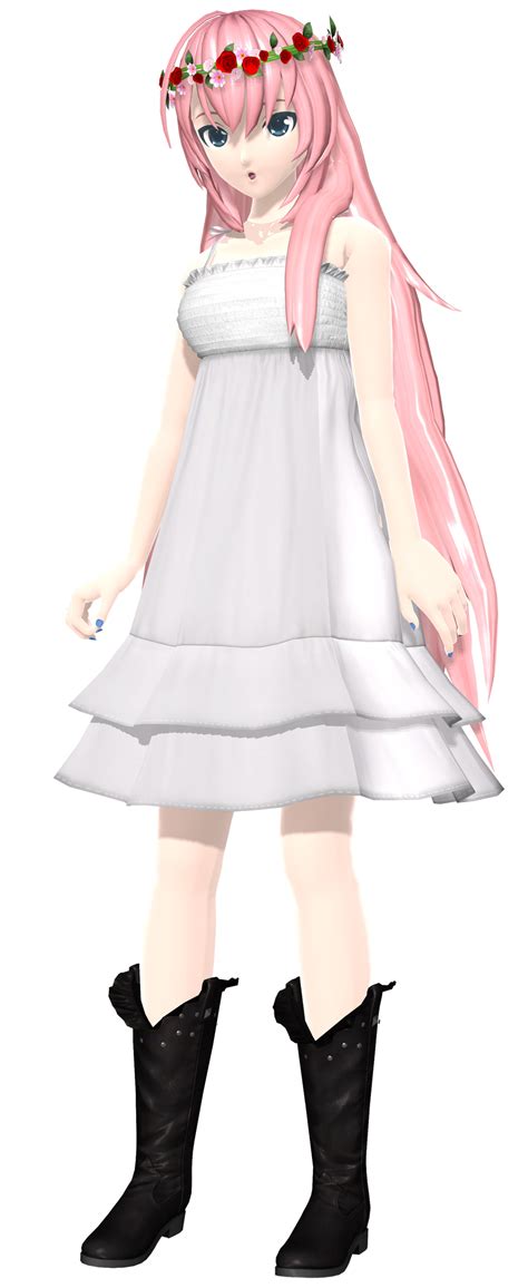 Project Diva Arcade Future Tone Chiffon Dress Luka By Wefede On Deviantart