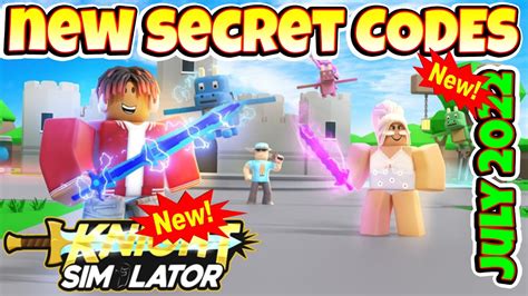 2022 All Secret Codes Roblox ⚔️knight Simulator⚔️ New Codes All Working Codes Youtube