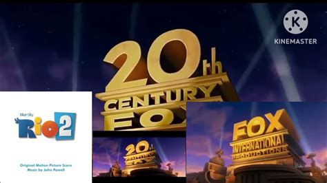 20th Century Fox Logo 2008 With Rio 2 20162017 And Fox International