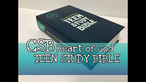 Csb Heart Of God Teen Study Bible Review Youtube