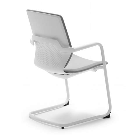 Chaise visiteur OSCAR Design Moderne Structure Métallique Empilable