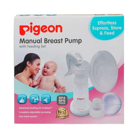 Buy Pigeon Manual Breast Pump With Feeding Set 1 Count 19 Minutes