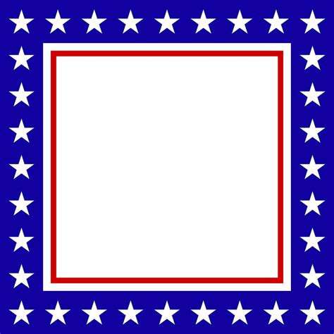 american flag square frame 32040171 Vector Art at Vecteezy