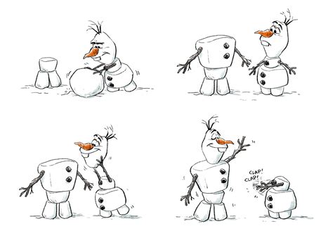 Olaf Concept Art - Frozen Photo (36858057) - Fanpop