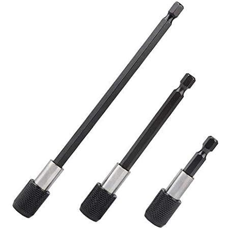 3pcs Portes Embout Magnétique Extension de Vissage Tournevis Rallonge