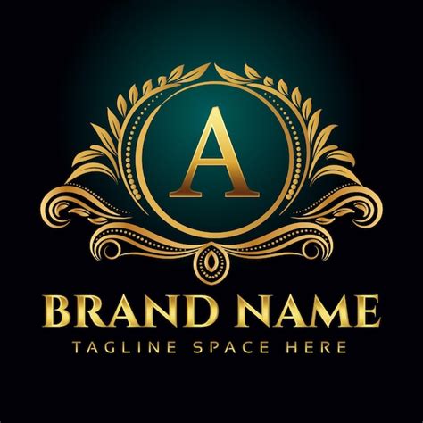 Premium Vector Letter A Luxury Monogram Logo Design Template