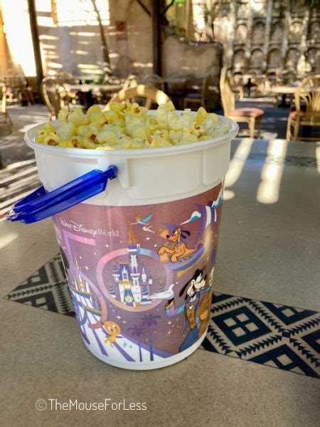 Refillable Popcorn Buckets At The Walt Disney World Resort