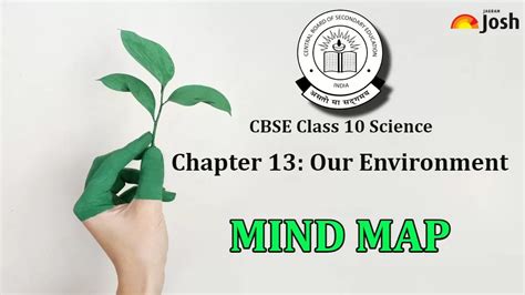 Cbse Our Environment Class 10 Mind Map For Chapter 13 Of Science