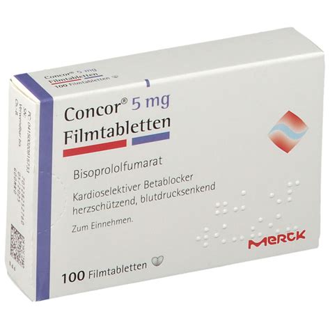 Concor® 5 Mg 100 St Mit Dem E Rezept Kaufen Shop Apotheke