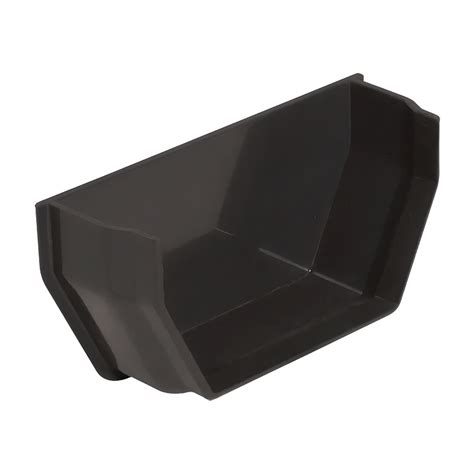 FloPlast Black Square Gutter Internal Stop End 114mm On Demand Supplies