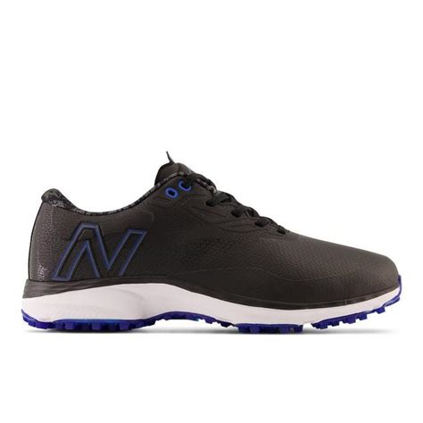 Men S Fresh Foam X Defender Sl Spikeless Golf Shoe Black Blue New Balance Golf Town Limited