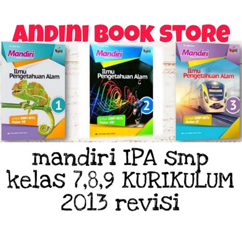 Jual Buku Mandiri Ipa Smpmts Kelas 789 Kurikulum 2013 Revisi Shopee Indonesia