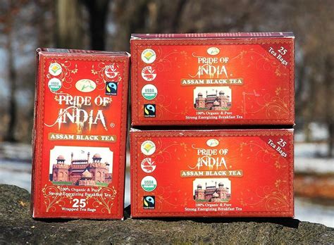 Pride Of India Organic Indian Assam Black Tea 25 Tea Bags N6 Free Image Download