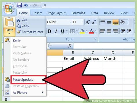 How To Edit Data In Microsoft Excel With Pictures Wikihow