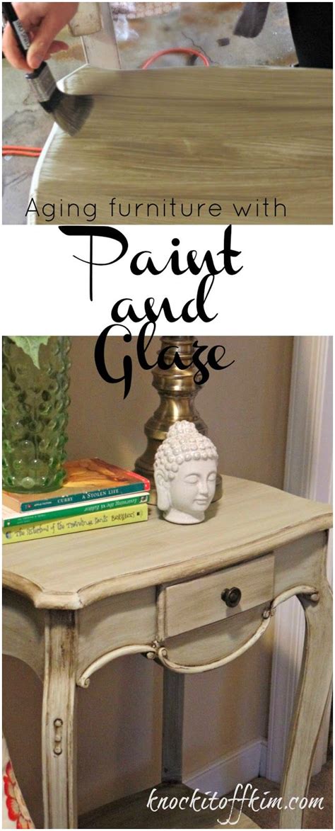 Antiquing Paint Technique Chalk Paint DIY Furniture Makeover