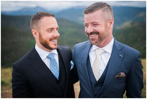 Intimate Vail Wedding Deck Same Sex Wedding Michael And Charlie