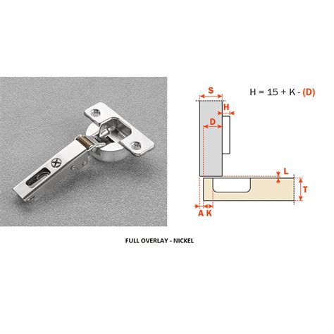 Salice Silentia Series Hinge Degree Soft Close Straight