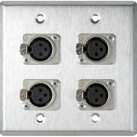 TecNec WPL 2111 TB 2 Gang Stainless Steel Wall Plate WPL 2111 TB