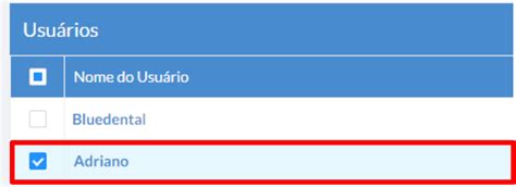 Gerenciando usuários BlueDental Central de Ajuda