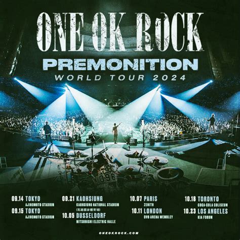 One Ok Rock ワンオク ライブ セトリ 全日程 2024 ライブレポ 「one Ok Rock 2024 Premonition