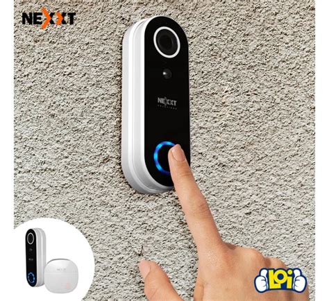 Timbre Inteligente Nexxt Nhc D100 Inalámbrico Con Wifi Batería