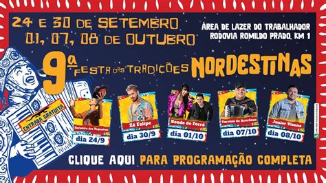 Festa das Tradições Nordestina começa neste domingo 24 encontro