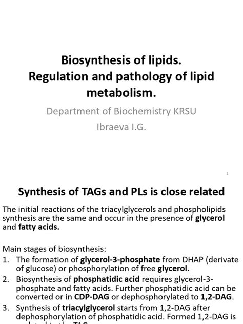 19.biosynthesis of Lipids - 17-43 | PDF | Lipoprotein | Cholesterol